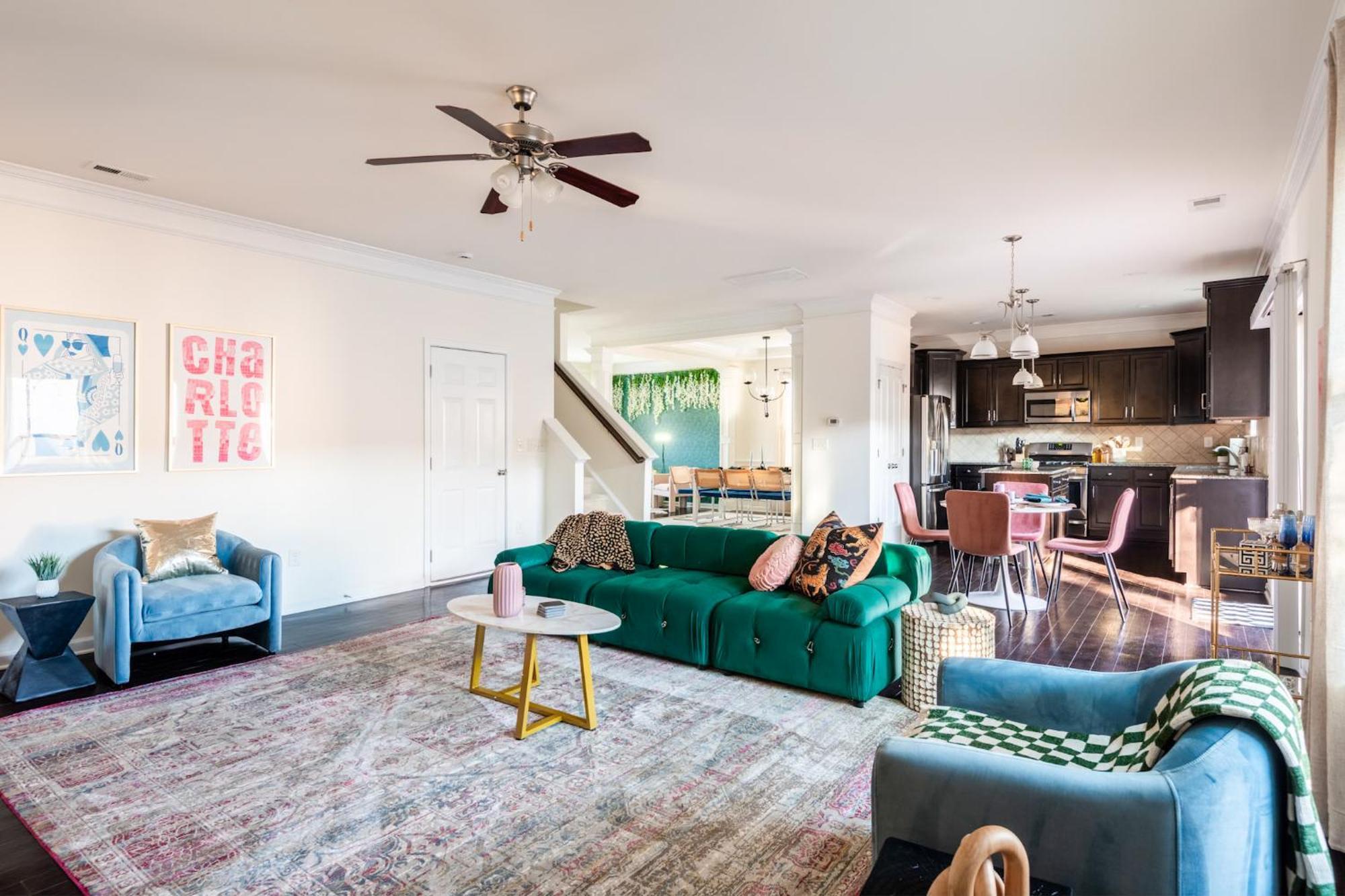 Near Clt Airport - 4Bd - Backyard - Balcony Vila Charlotte Exterior foto